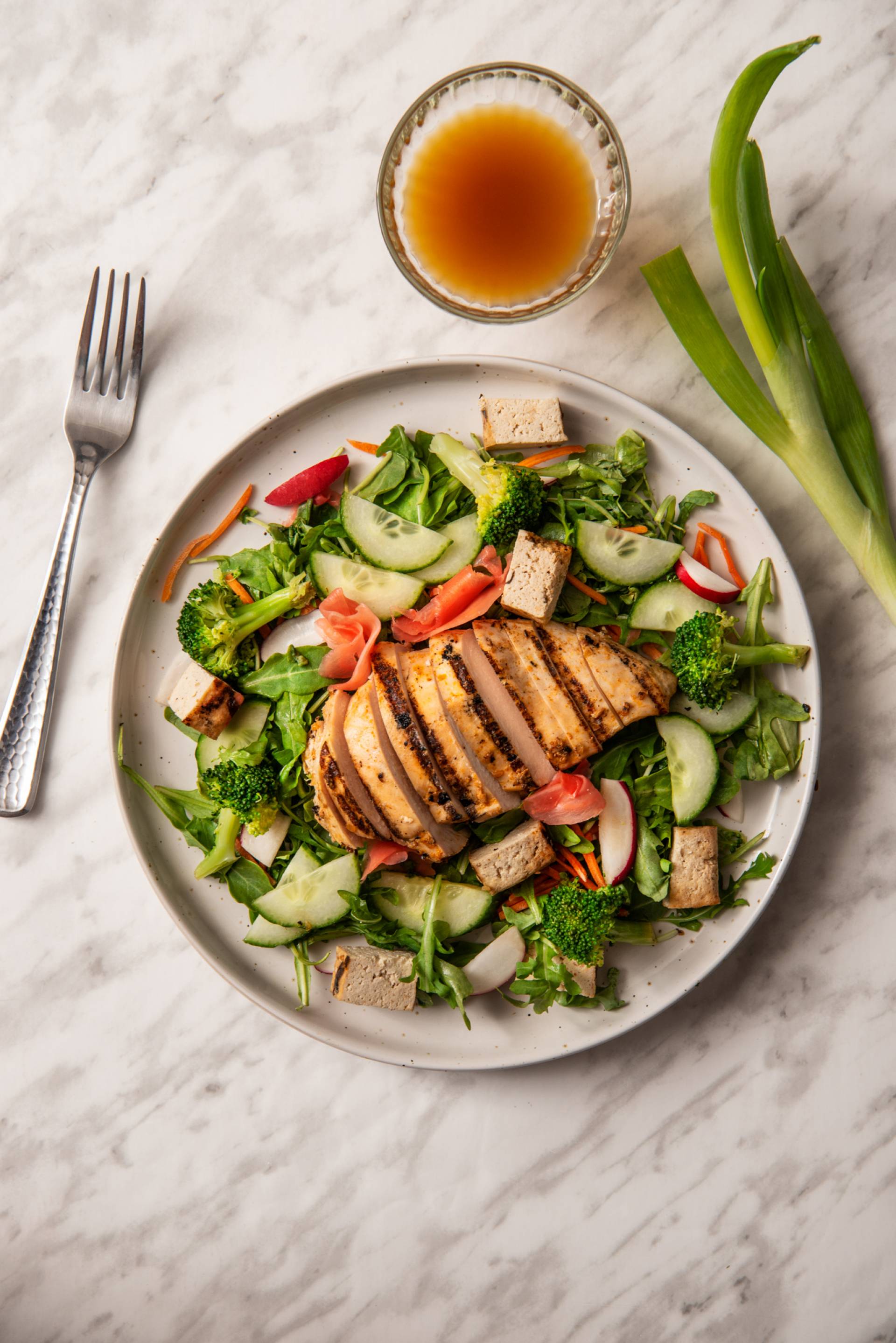 Japanese Ponzu Chicken Salad