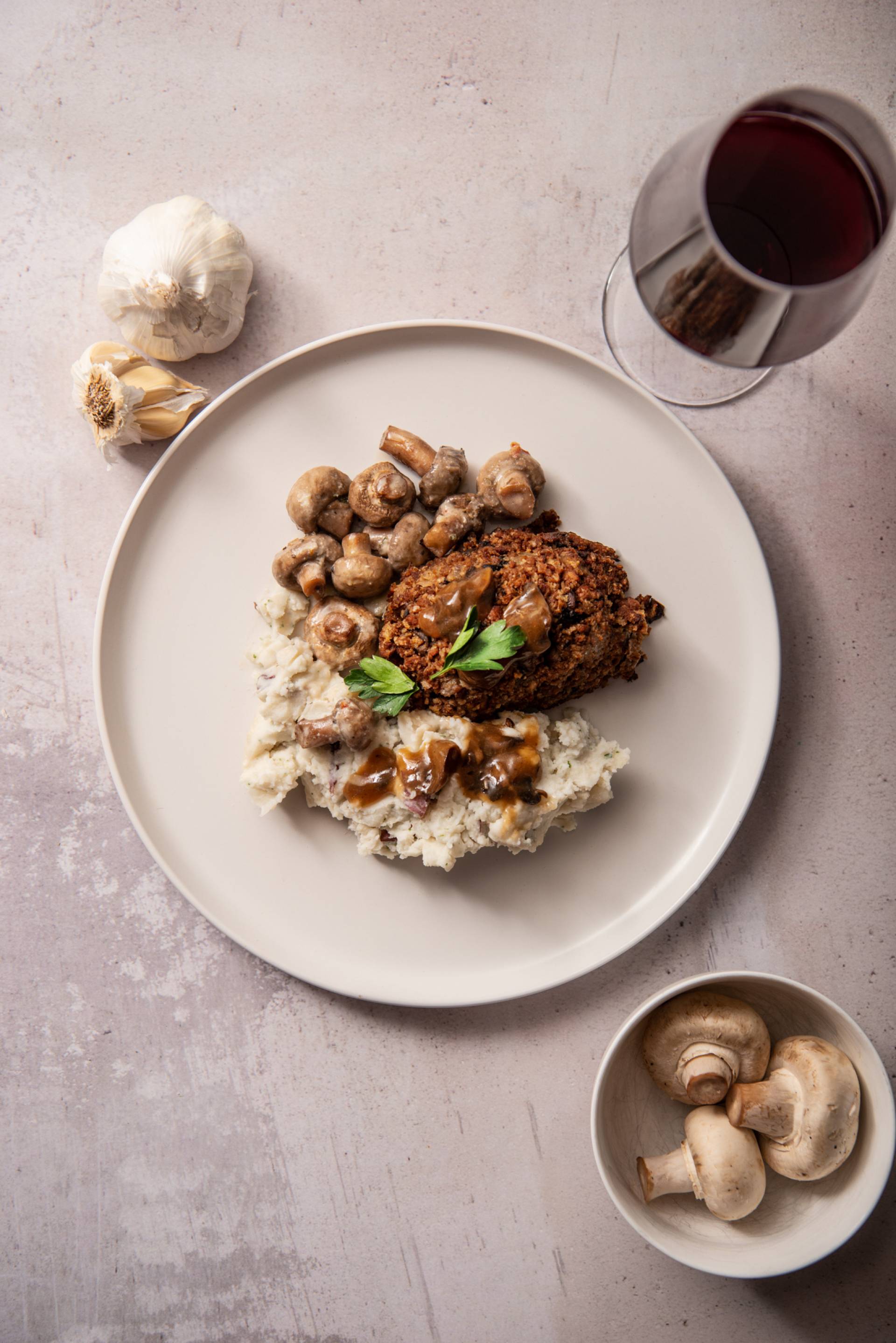 Chopped Steak With Mushroom Gravy Clean Plates Detroit