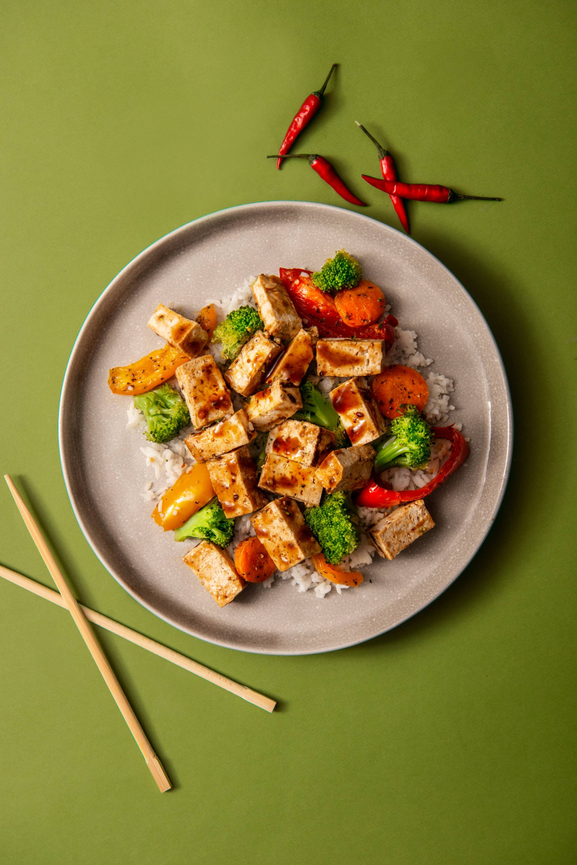 General Tso’s Tofu (MEAT FREE) Clean Plates Detroit