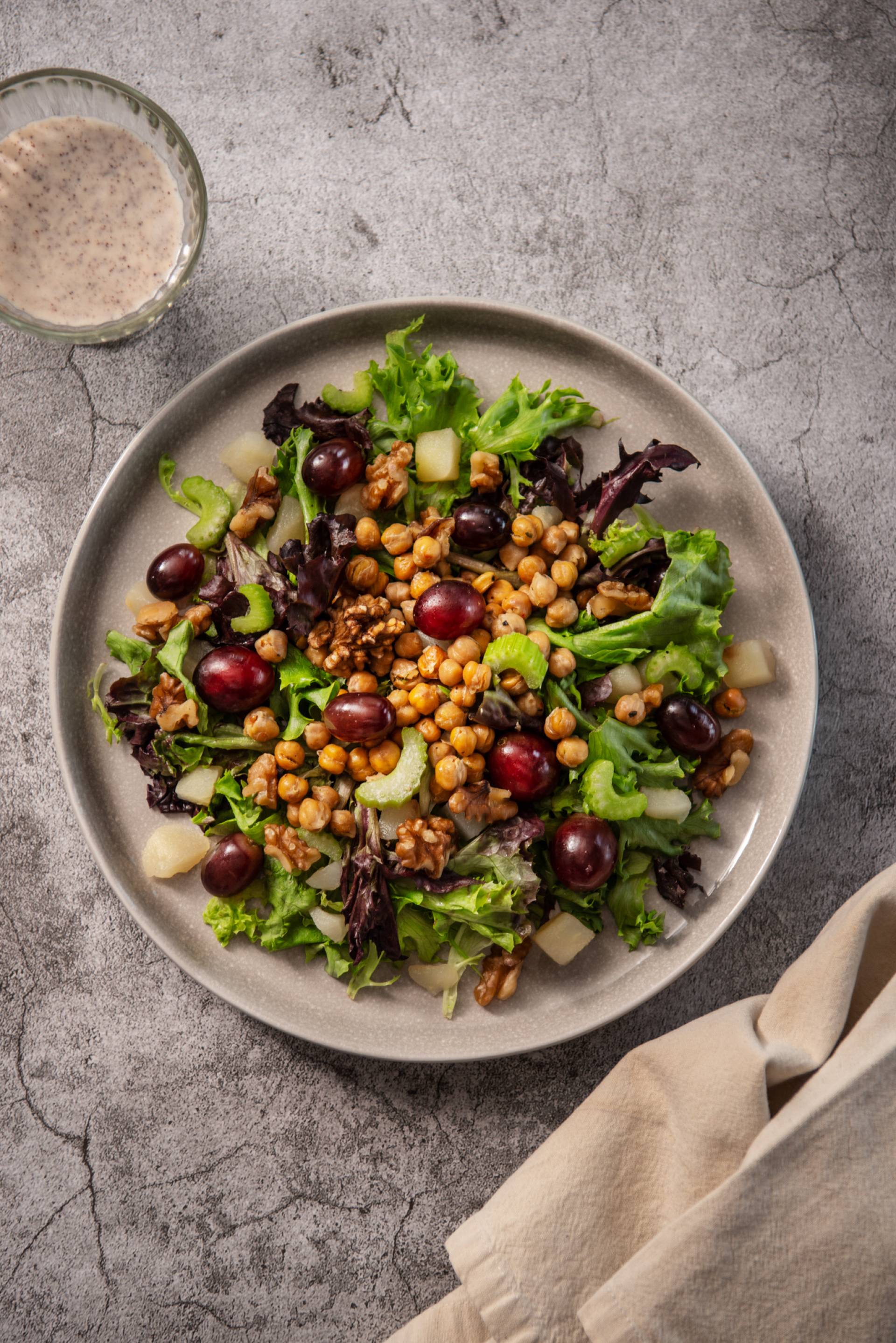 Waldorf Chickpea Salad (MEAT FREE)